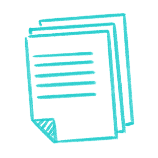 Stack of documents icon representing documentation