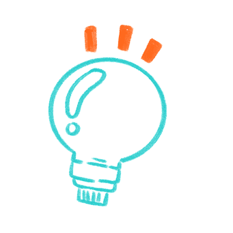 Lightbulb icon representing ideation