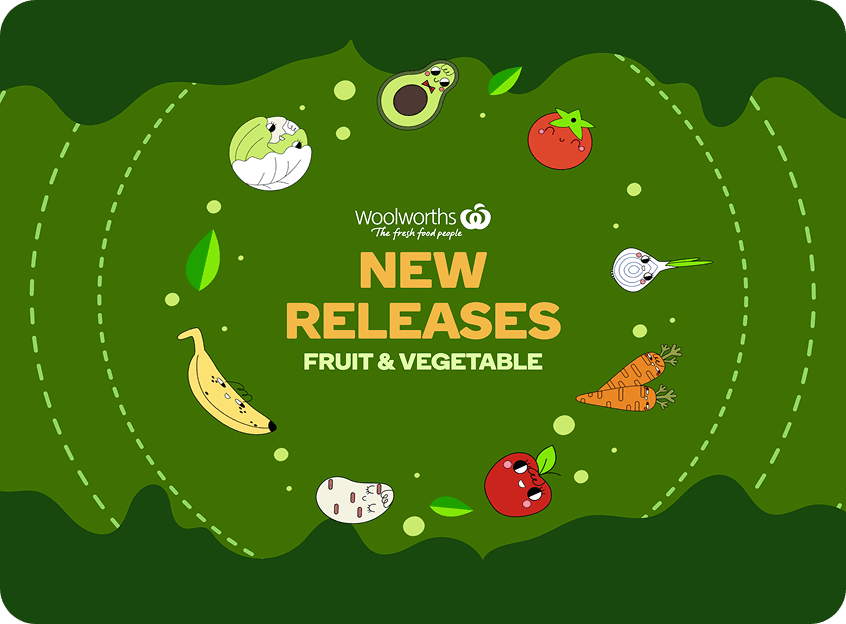 New Releases category card for Fruit & Vegetable